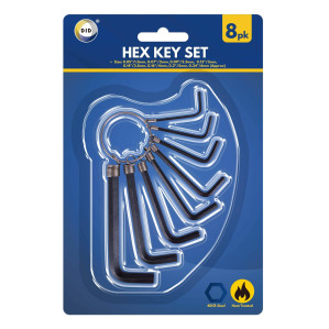 8pc Hex Key Set