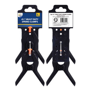 2Pk 4½” Heavy Duty Spring Clamps