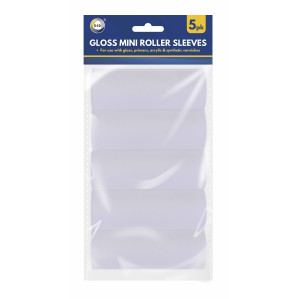 5Pk 4" Gloss Mini Roller Sleeves