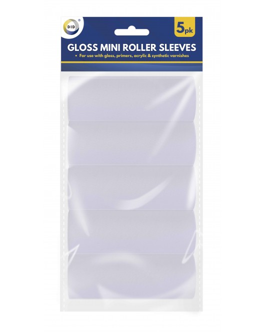 5Pk Gloss Mini Roller Sleeves