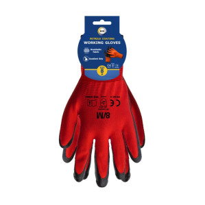 Size 8 Nitrile Coated Gloves - M