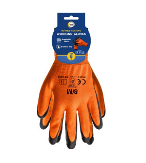 Size 8 Nitrile Coated Gloves - M
