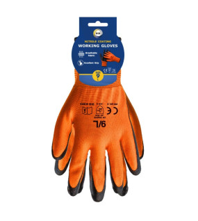 Size 9 Nitrile Coated Gloves - L