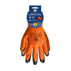 Size 9 Nitrile Coated Gloves - L