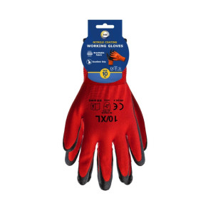 Size 10 Nitrile Coated Gloves - xl