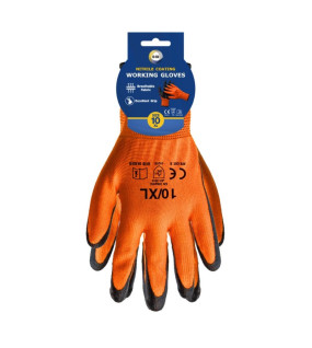 Size 10 Nitrile Coated Gloves - xl