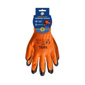 Size 10 Nitrile Coated Gloves - xl