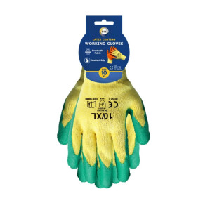 Size 10 Latex Coated Gloves - xl