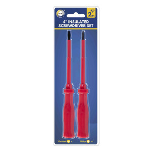2pc 4" Insulated Screwdriver Set