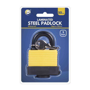 50mm Laminated Waterproof Steel Padlock