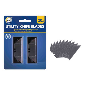 20Pk Utility Knife Blades
