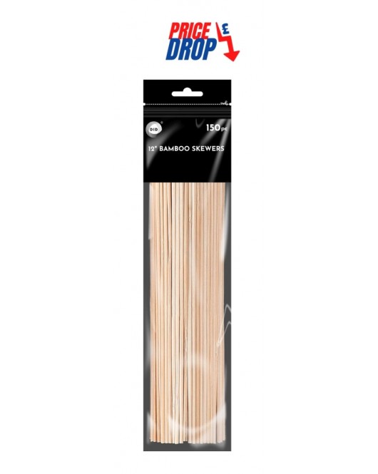 150pc 12" Bamboo Skewers