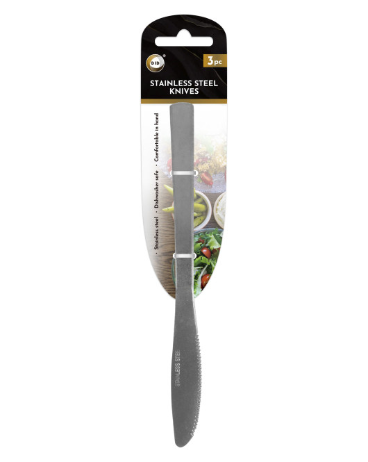 3pc Stainless Steel Knives