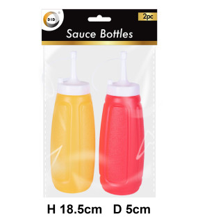 2pc Sauce Bottles 