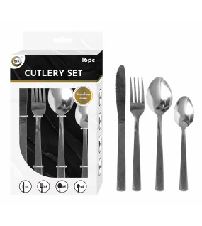 16pc Stainless Steel Cutlery Set