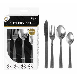 16pc Stainless Steel Cutlery Set