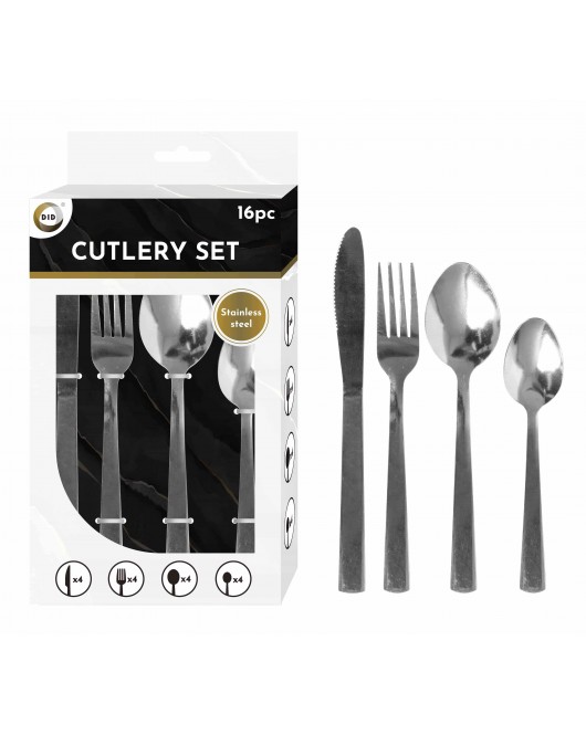 16pc Stainless Steel Cutlery Set