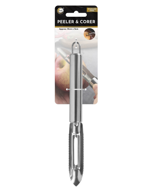 Stainless Steel Peeler & Corer