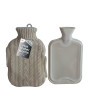 2Litre Hot Water Bottle & Knitted Cover