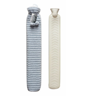 2Litre Extra Long Hot Water Bottle & Plush Cover