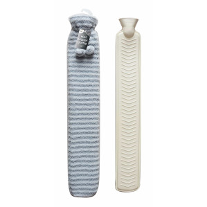 2Litre Extra Long Hot Water Bottle &amp; Plush Cover