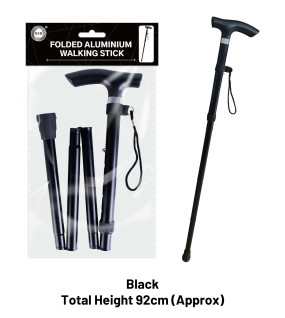Folded Aluminium Walking Stick