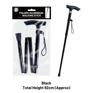Folded Aluminium Walking Stick