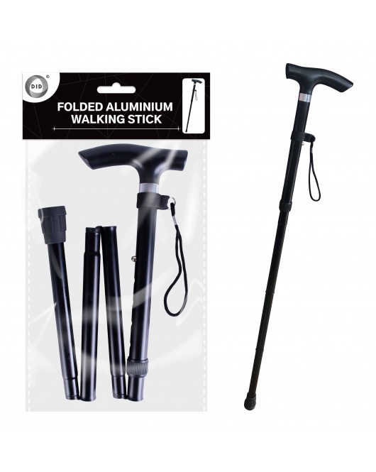 Folded Aluminium Walking Stick