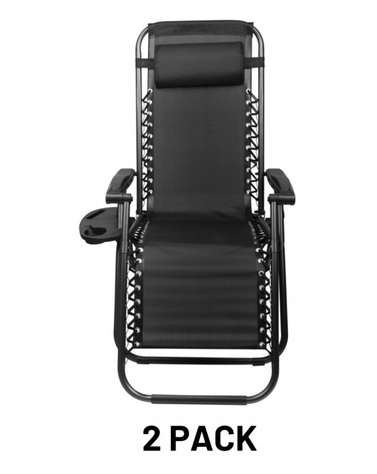2pc Gravity Chairs with 2pc Small Cup Holders