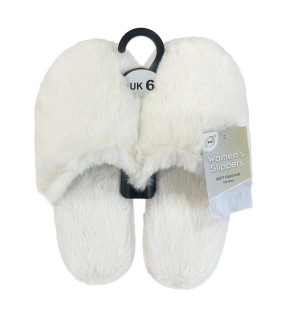 Women's Soft Faux Fur Slippers