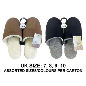 Men's Slip-On Suede Slippers