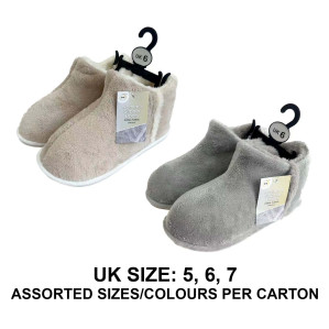 Women's Coral Fleece Slipper Boots