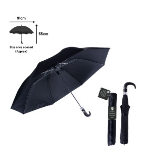 U-Shaped Umbrella with Cover - Black Handle