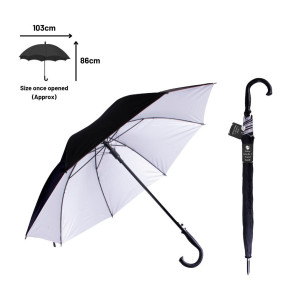 Deluxe Umbrella - U Shaped Handle