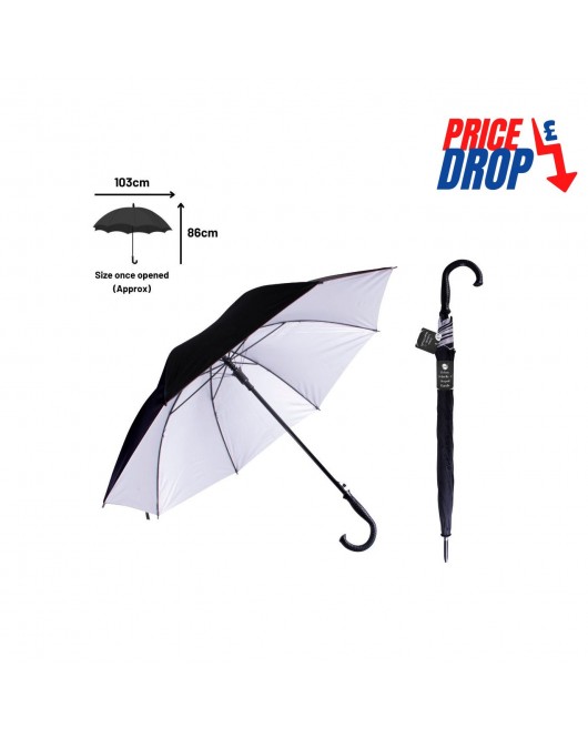 Deluxe Umbrella - U Shaped Handle