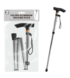 Folded Aluminium Walking Stick