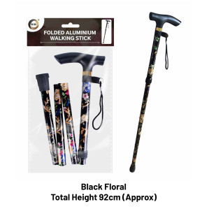 Folded Aluminium Walking Stick
