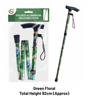 Folded Aluminium Walking Stick