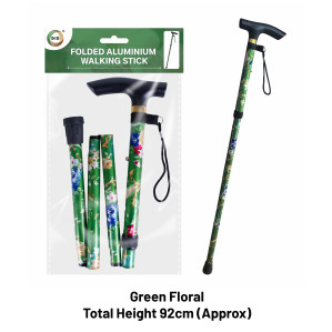Folded Aluminium Walking Stick