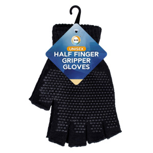 Half Finger Gripper Gloves