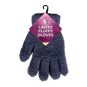 Ladies Fluffy Gloves