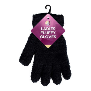 Ladies Fluffy Gloves