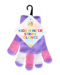 Kids Winter Stripe Gloves