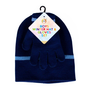 Boys Winter Hat &amp; Gloves Set