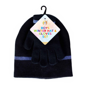 Boys Winter Hat &amp; Gloves Set