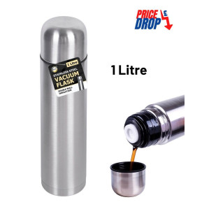 1Ltr Stainless Steel Vacuum Flask