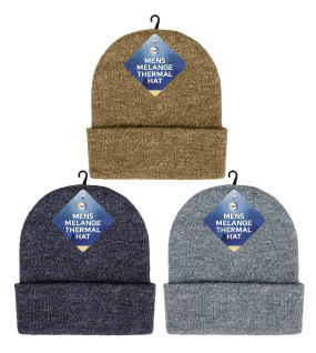 Mens Melange Thermal Hat
