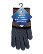 Mens Thermal Patterned Gloves