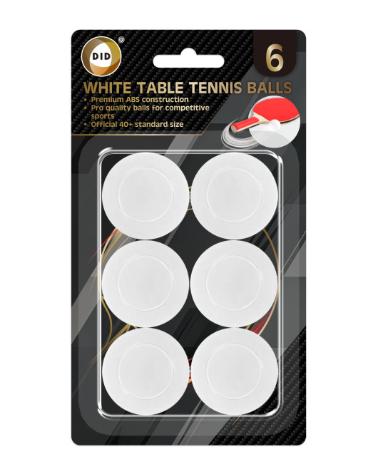 6Pk White Table Tennis Balls 6Pk White Table Tennis Balls