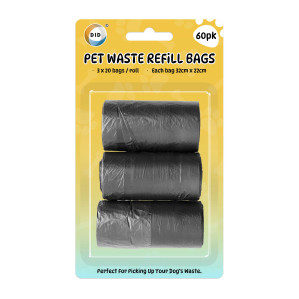 3 x 20pc Pet Waste Refill Bags